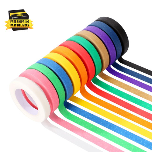 Colored masking tape - colored,