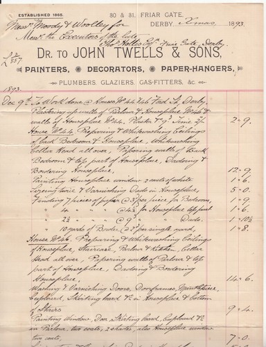Invoice to john twells - invoice:, dr