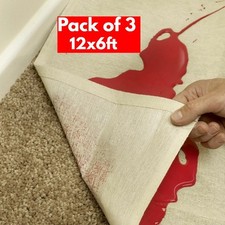 3 X Cotton Dust Sheet